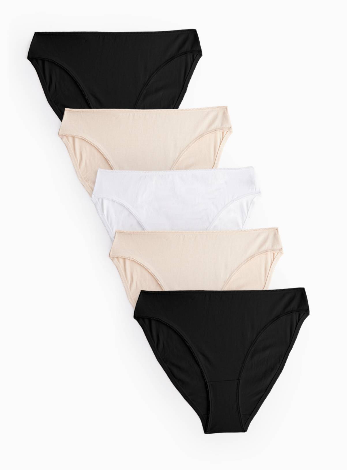 Plain High Leg Knickers 5 Pack 20 - Image 1